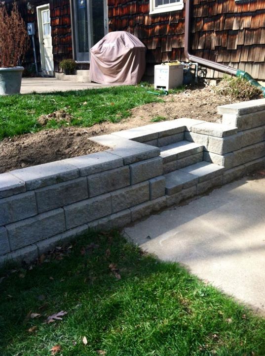 Retaining Wall Steps