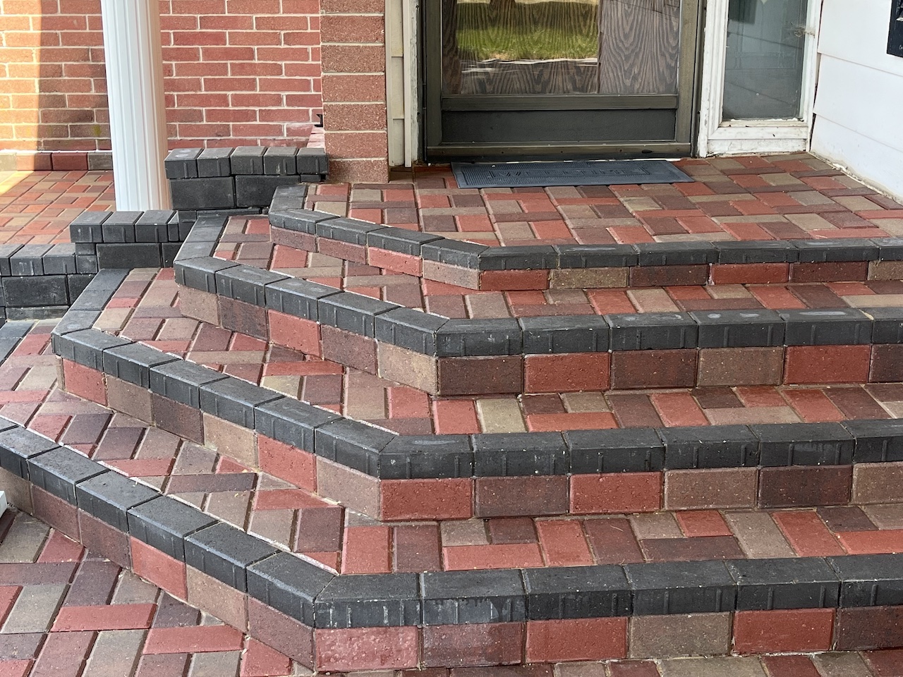 Paver Steps and Patio